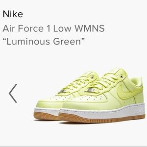 The Women’s Nike Air Force 1 Low “Luminous Green”